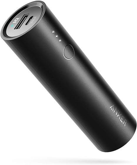 Anker PowerCore 5,000mAh Portable Charger, Ultra-Compact 5K External Battery with Fast-Charging Technology, Power Bank for iPhone 15/15 Plus/15 Pro/15 Pro Max, iPad, Samsung Galaxy and More