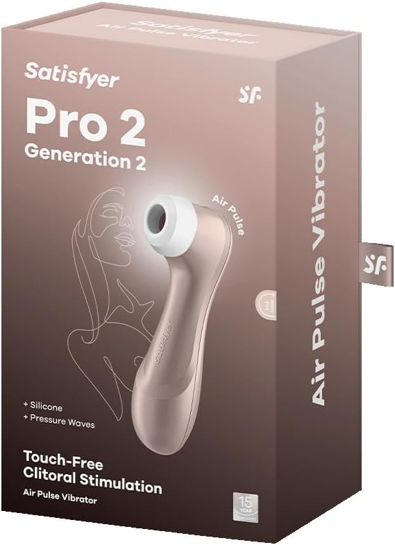 Satisfyer Pro 2 | Clitoral Stimulation | Air Pulse Vibrator | Pressure Wave Vibrator | Waterproof (IPX7) | Rechargeable Battery | Skin-Friendly Silicone