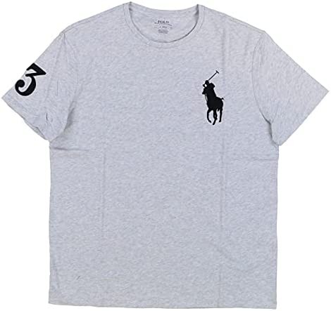 Polo Ralph Lauren Mens Big and Tall Bear Graphic Crewneck T-Shirt