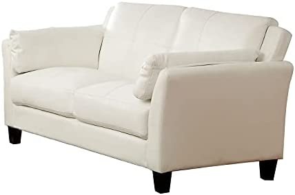 simple relax SR03CM6717WH-LV-PK Love Seats, White