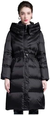 Douxie Down Jacket Women 90 White Duck Down Waisted Bread Clothing Jacket Winter Thickened Medium-length Models