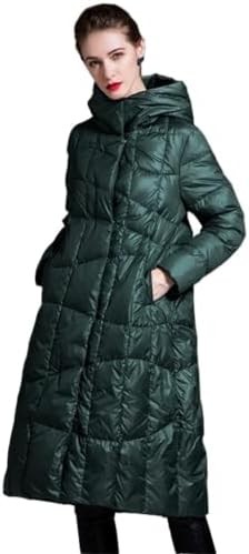 Douxie White Duck Down Hooded Down Jacket Women's Fall And Winter Medium-length Silhouette Down Jacket