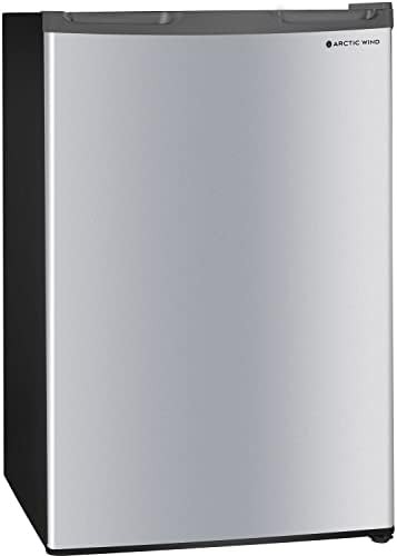 Arctic Wind 2AW1SLF44A 4.4-Cu. Ft Energy Star Compact Refrigerator with Freezer Compartment in Silver