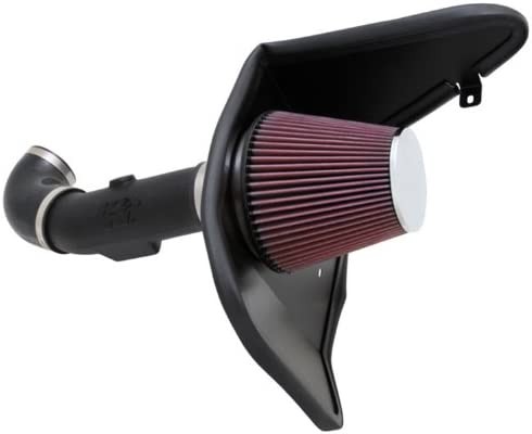 K&N Cold Air Intake Kit: Improves Acceleration and Engine Growth, Guaranteed Increases Horsepower to 11HP: Compatible with 3.6L, V6, 2011-2015 Chevrolet Camaro, 63-3078