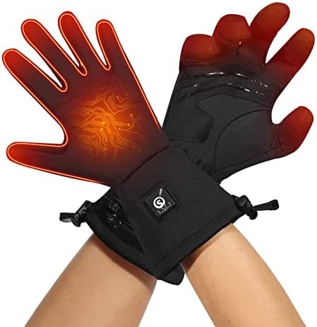 Heated Glove Liners Men Women - Rechargeable Battery Hand Warmer Gloves for Winter Motorcycle Skiing Camping Fishing Hunting