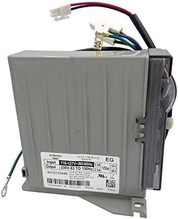 What's Up? W10133449 (Item code: 519306000) Refrigerator Compressor Inverter Board Replaces W10629033, AP5801669, 8201670, 2209324, 2221559, 2223385, 2224047, 2304098, 2304175, 2306957, 2997771