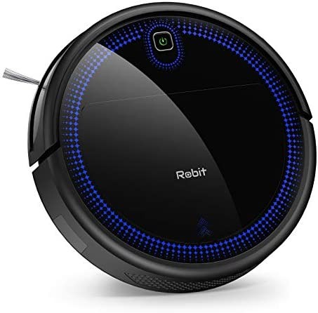 Robit V7S PRO Robot Vacuum Cleaner, Upgraded 2000Pa Strong Suction, Ultra-Thin, Drop Sensor, Quiet, Self- Charging Robotic Vacuum Cleaner for Pet Hair, Hard Floors, Carpet