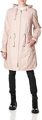 Cole Haan Women's Hooded Anorack Rain Coat
