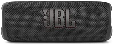 JBL Flip 6 - Portable Bluetooth Speaker, powerful sound and deep bass, IPX7 waterproof, 12 hours of playtime, JBL PartyBoost for multiple speaker pairing, speaker for home, outdoor and travel (Black)