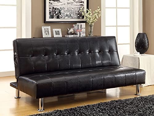 simple relax SR03CM2669P-BK Sofa, Black
