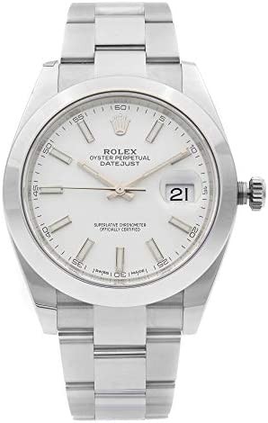 Rolex Oyster Perpetual Datejust White Dial Automatic Men's Watch 126300WSO