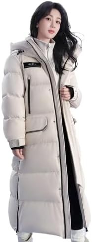 BOSIDENG Yang Zi Same Style Cold Winter Women's Long Thickened Goose Down Jacket Hooded Outdoor Warm Jacket Puffer Coat