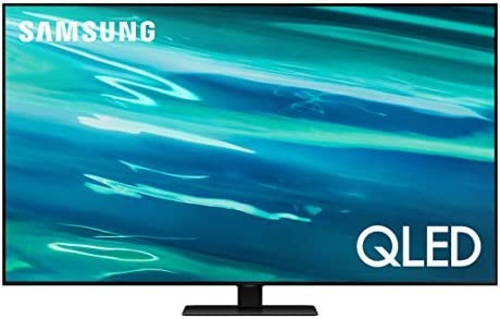 SAMSUNG 55-Inch Class QLED 4K UHD Q80A Series Direct Full Array Quantum HDR 12x, 6 - 2.2.2CH 60W Speakers, Object Tracking Sound, Smart TV with Alexa Built-In (QN55Q80AAFXZA, 2021 Model)