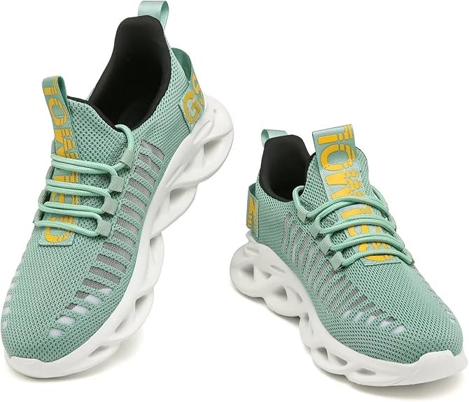 GSLMOLN Womens Walking Shoes Mesh Non Slip Gym Sports Casual Fashion Sneakers