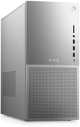 Dell XPS 8960 Desktop - 14th Generation Intel Core i9-14900K Processor, 32GB DDR5 RAM, 2TB SSD, NVIDIA GeForce RTX 4070 12GB GDDR6X Graphics, Windows 11 Pro, Onsite & Migrate Service - Platinum Silver