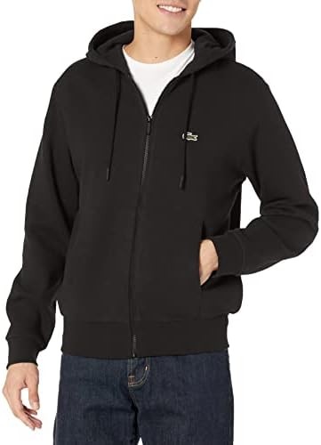 Lacoste 男用袋鼠口袋拼色運動衫