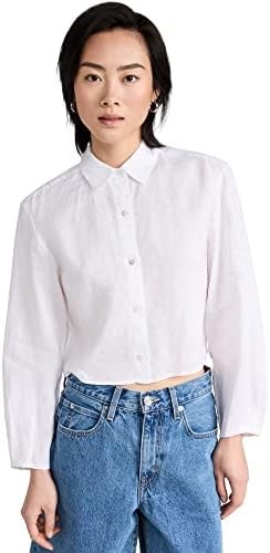 Theory Women's Pleat Sleeve Shirt