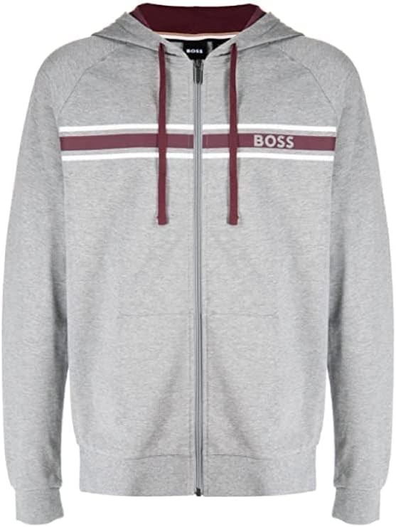 Hugo Boss Men's Authentic Jacket Hoodie Light Gray