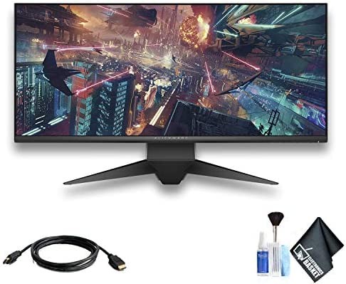 Dell Alienware AW3418DW 34" 21:9 Curved 120 Hz G-Sync IPS Gaming Monitor with HDMI Cable