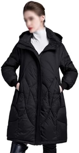 Douxie Down Jacket Women's Winter Medium-length Black Jacket