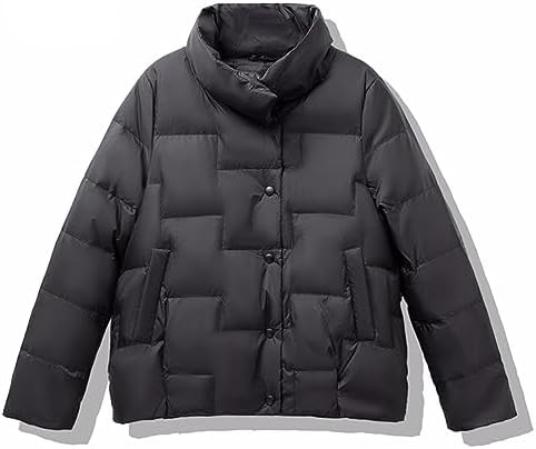 MOMM Lightweight down jacket for women's short and thickened 2023 new white duck down loose and warm winter jacket