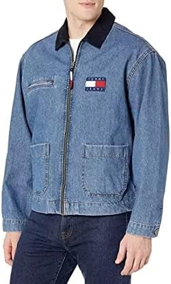 Tommy Hilfiger Tommy Jeans 男士牛仔實用夾克