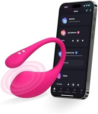 LOVENSE Lush 3 Remote Control Vibrator for Women, Wearable G-spot Vibrators with Remote App Controlled for Female Couples, Discreet Long Distance Adult Sex Toys & Games with Unlimited Vibration Modes