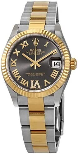 Rolex Datejust 31 Dark Grey Dial Automatic Ladies Steel and 18kt Yellow Gold Oyster 278273GYRDO
