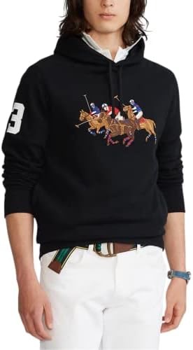 POLO RALPH LAUREN Men's Triple Pony Fleece Hoodie