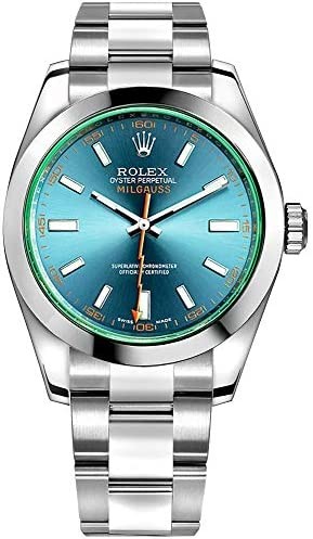 Rolex Men's m116400gv-0002 Milgauss Blue Watch