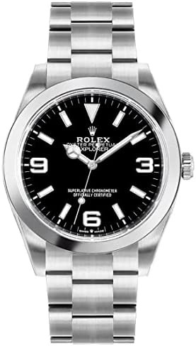 Rolex Explorer Automatic Chronometer Black Dial Men's Watch 124270BKASO
