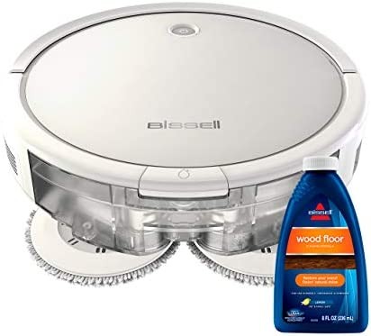 Bissell SpinWave Hard Floor Expert Robot, 2-in-1 Wet Mop and Dry Robot Vacuum, WiFi Connected with Structured Navigation, 3115