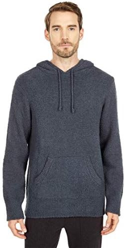 Barefoot Dreams CozyChic Men’s Pullover Hoodie, Light Sweater