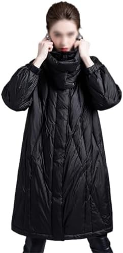 ATsuyo Winter Solid Color Casual White Duck Down Jacket Breadclothes Down Jacket Women's Models Cold-resistant Super Thick