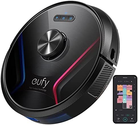 eufy by Anker, RoboVac X8, Robot Vacuum with iPath Laser Navigation, Twin-Turbine Technology generates 2000Pa x2 Suction, AI. Map 2.0 Technology, Wi-Fi, Perfect for Pet Owner