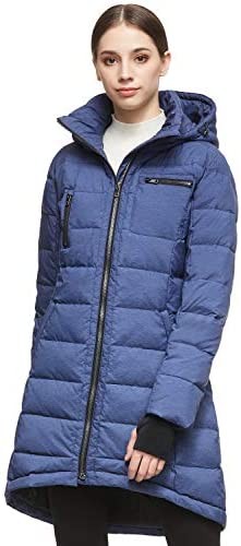 Orolay Women's Down Jacket Coat Mid-Length