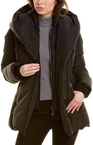 Mackage Women's Solid Black Adali Hooded Water Repellent Down Jacket