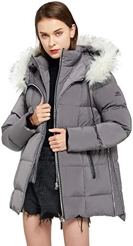 Orolay Women's Thickened Winter Bubble Down Coat Inner Vest Hooded Puffer Jacket
