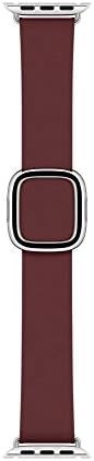 Apple Watch Band - Modern Buckle (40mm) - Garnet - Small