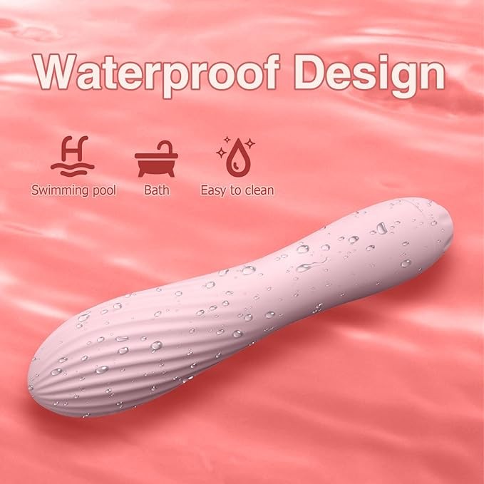 Mini Quiet Handheld Electric Bullet Tool Silicone Massage Ball Personal Body Relaxation Gifts for Women Portable Stick Setiing Slient D-12, Pink