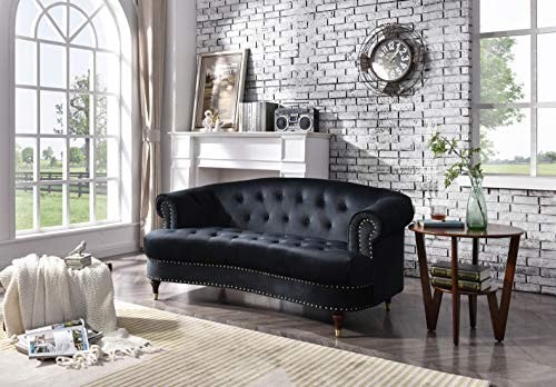 Glory Furniture Beverly Love Seats, Black