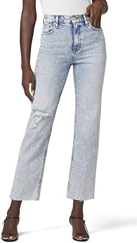 HUDSON Women's Remi High Rise, Cropped, Straight Leg Jean