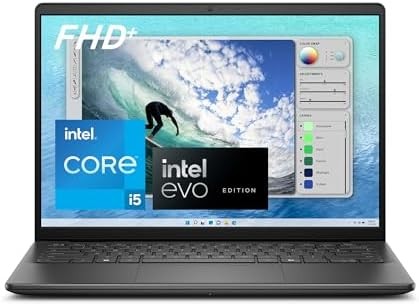 Dell Inspiron 5440 Laptop - 14.0-inch 16:10 FHD+ (1920 x 1200) Display, Intel Core i5-1334U Processor, 8GB DDR5 RAM, 512GB SSD, Intel UHD Graphics, Windows 11 Home, Onsite Service - Carbon Black