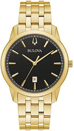 Bulova Men's Classic Sutton 3-Hand Calendar Date Quartz Watch, 40mm