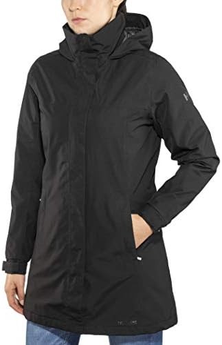 Helly-Hansen Womens Aden Insulated Waterproof Windproof Breathable Long Length Packable Hood Rain Coat Jacket