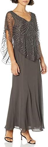 J Kara Women's Petite Capelet Dress